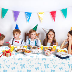 APUXXJUPA waterproof PE material tablecloth protects surfaces from spills