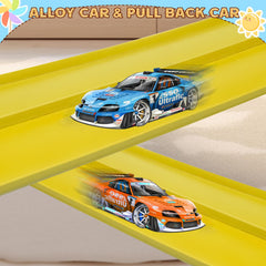AQFR Flex Track imaginative play for kids ages 3 and up, with safe, flexible material.