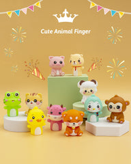 AQKILO eco-friendly PVC puppets are non-toxic and kid-friendly for safe play.
