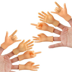 AQKILO Left and right hand finger puppets for interactive play.