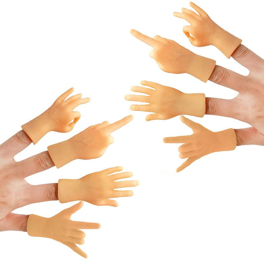 AQKILO Tiny Hands 8-piece set for storytelling and party games.