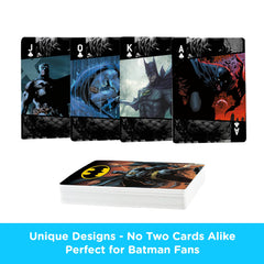 Aquarius Batman playing cards artwork collection-1 features high-contrast Batman art for collectors.