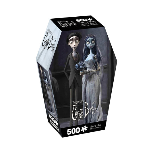 Aquarius Corpse Bride puzzle front box art, ideal for display