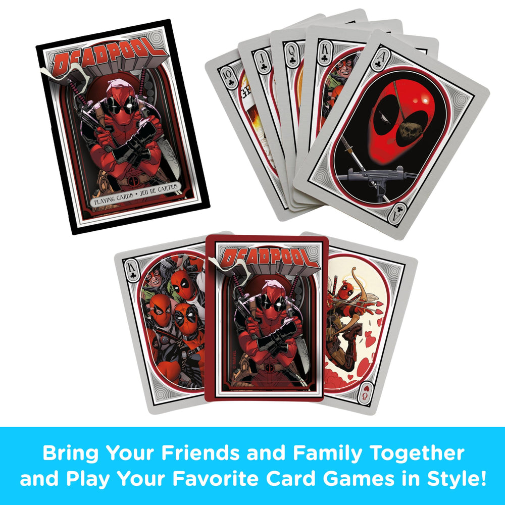 Aquarius Deadpool Nouveau card-face-design: each card features unique art for standout play
