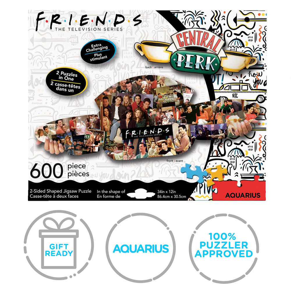 Aquarius gift-grade puzzle ideal for Friends fans and family nights