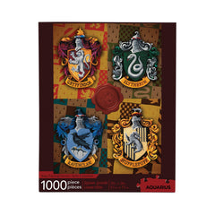 AQUIARIUS Harry Potter Puzzle house crests 1000-piece, glare-free for clear puzzling.