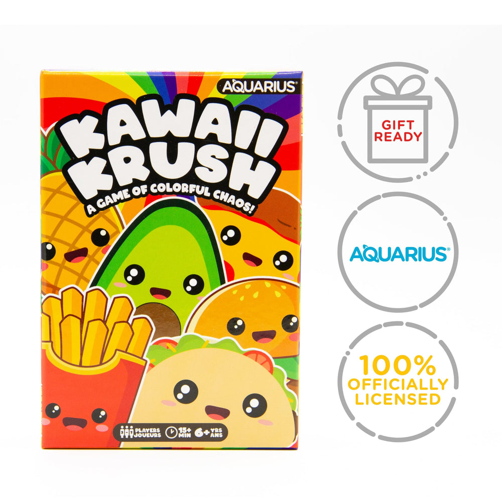 Aquarius Kawaii Krush family players image shows diverse group enjoying competition.