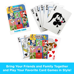 Aquarius Looney Tunes playing cards featuring colorful designs for engaging game nights.
