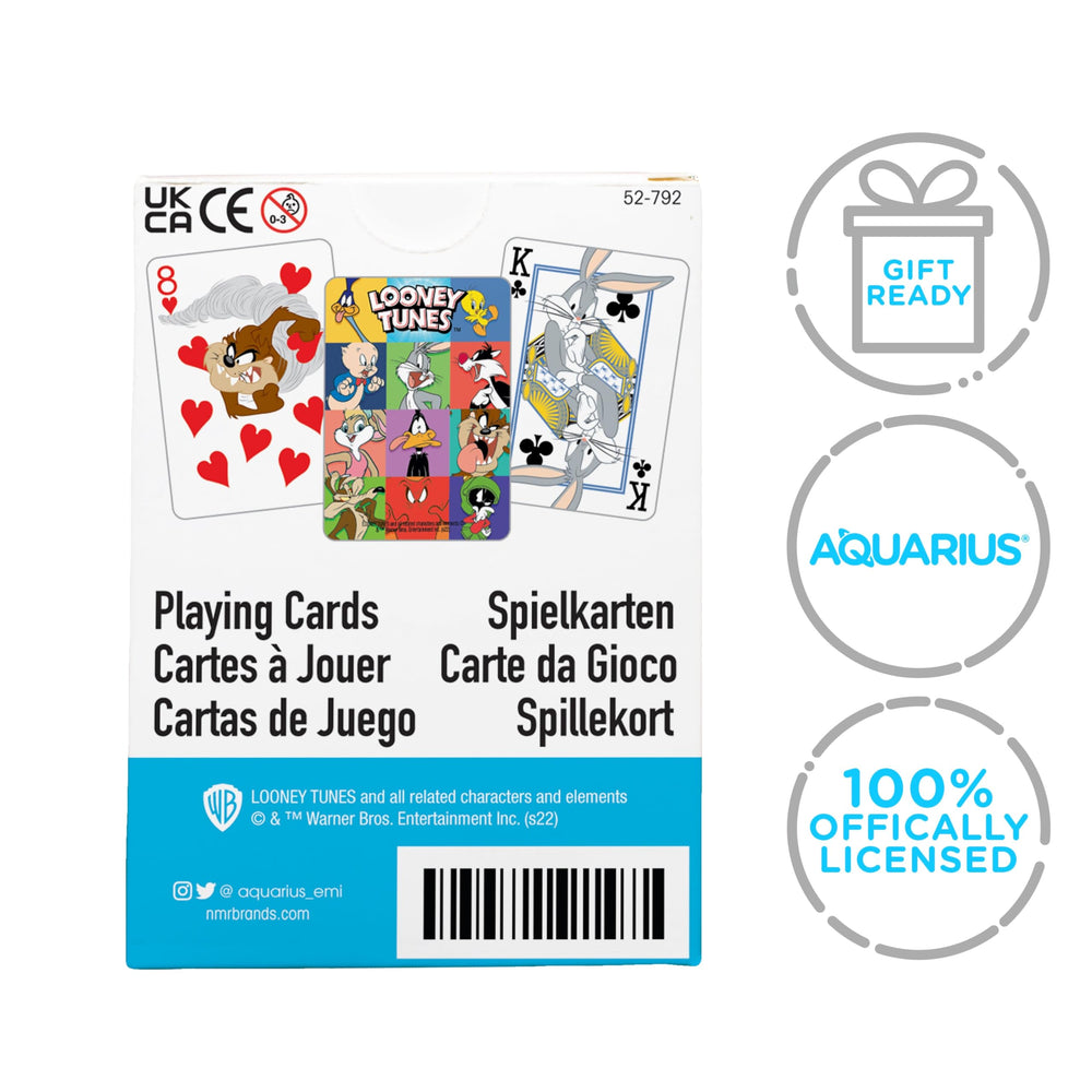 Aquarius Looney Tunes playing cards are perfect for casual play and festive gatherings.
