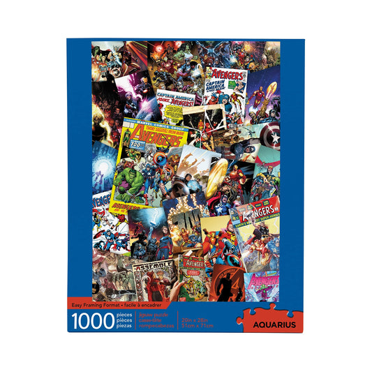 Aquarius Marvel Puzzle box collage artwork, ideal for display and gifting to fans