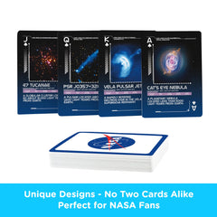 Aquarius NASA Across the Universe card face astronaut detail for collectibles.
