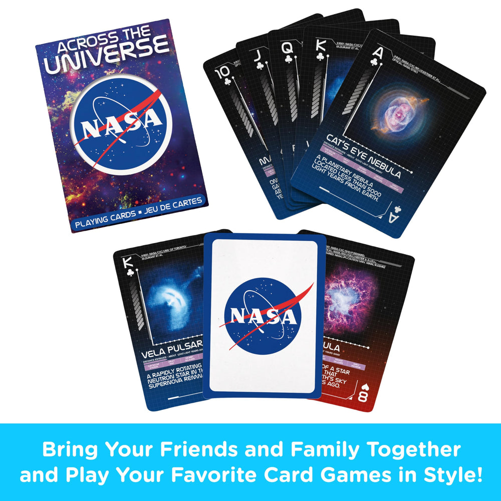 Aquarius NASA Across the Universe deck back image highlighting cohesive artwork.