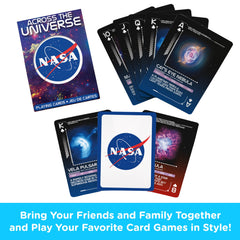 Aquarius NASA Across the Universe deck back image highlighting cohesive artwork.