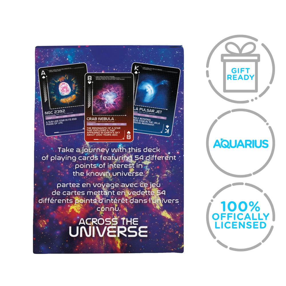 Aquarius NASA Across the Universe linen-finish closeup emphasizing tactile quality.