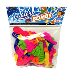 Arcady water balloons with filler in poly bag for quick setup