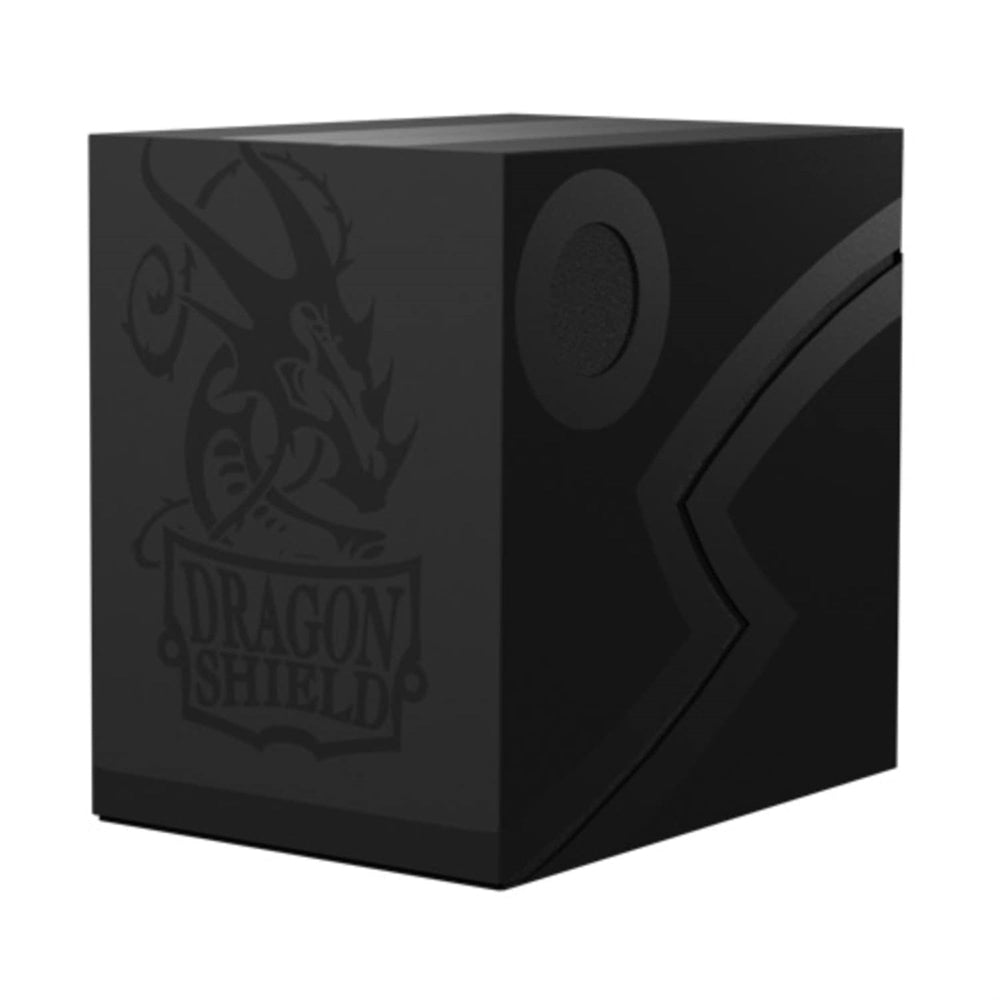 Divider inside Dragon Shield Double Shell for organized card storage and quick retrieval.
