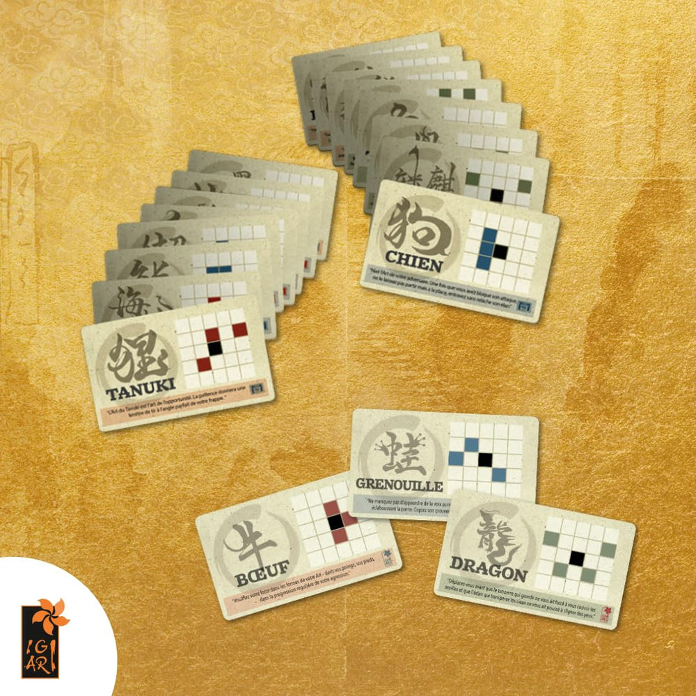 Arcane Wonders Onitama five-by-five board readability keeps focus on tactics