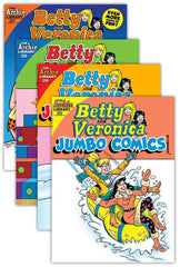 Archie Betty Veronica digest value pack pages, compact reading for on-the-go entertainment.