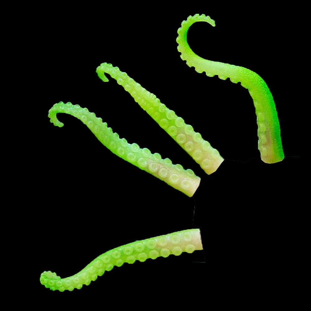 Archie McPhee soft rubber tentacles provide comfortable wear during skits.