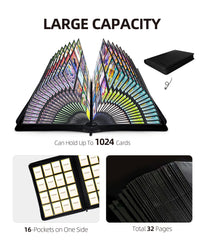 ARCHIVALPRO side-loading pockets enable quick card viewing without removal