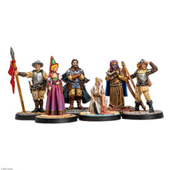 Archon Studio Townsfolk NPC Guard stands ready for watchful perimeter defenses on the board.