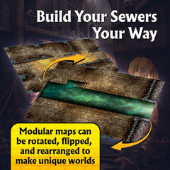 Arcknight double-sided sheets feature rich artwork across maps for immersive sessions.