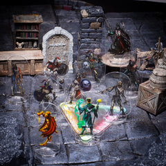 Arcknight pirates flat storage-flat-pack miniatures illustrating easy packing for trips.