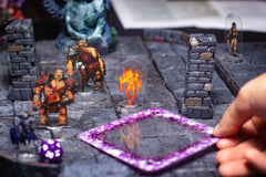 Arcknight web spell marker overlay clarifies reach and line of effect
