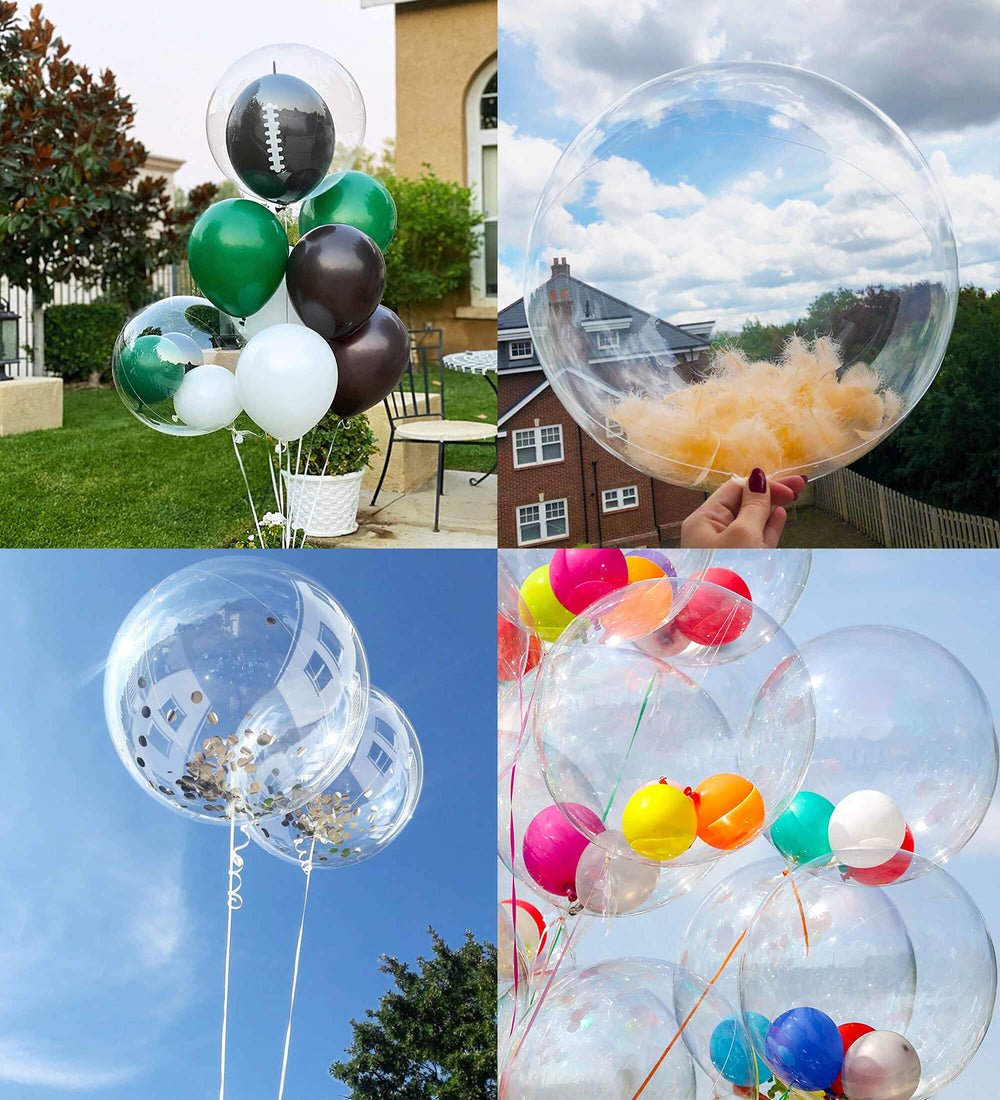 Aredpoook Bobo Balloons large clear bubble for elegant Christmas events.