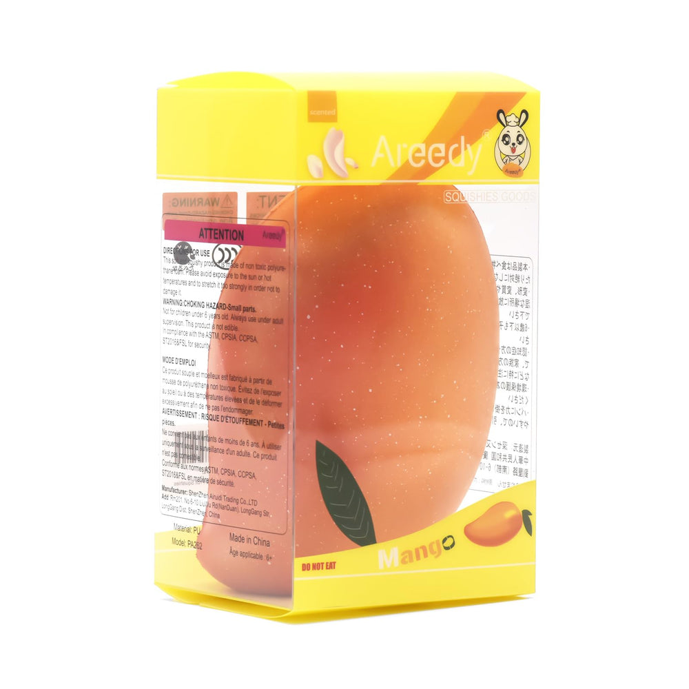 Areedy Mango Aroma fills space during play for immersive scent.