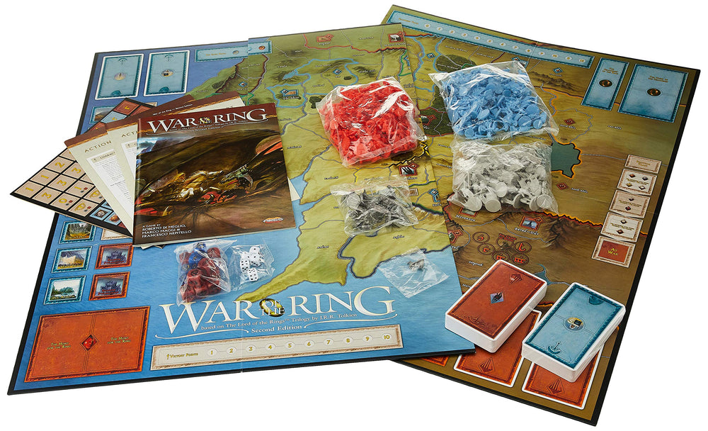 Ares Games War of the Ring 2nd Edition event and character cards for dynamic play