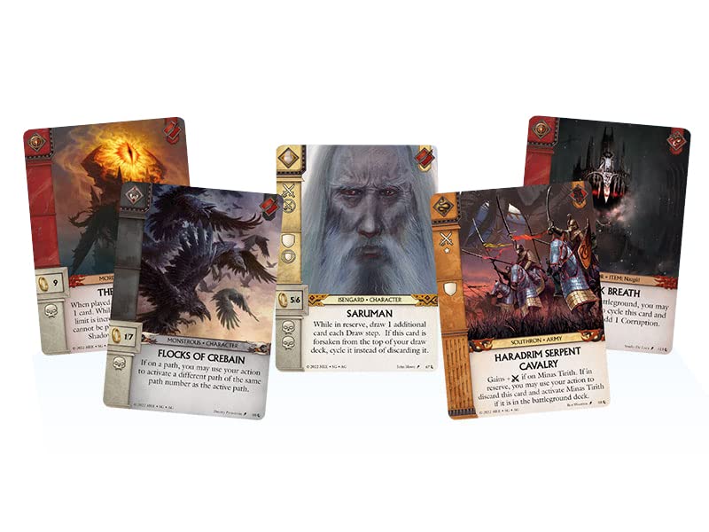 Ares Games War of the Ring Card Game battlefield cards enabling dynamic clashes.
