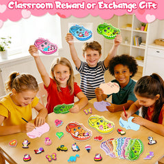 Arfun premium PVC shoe charms resist wear and are reusable.