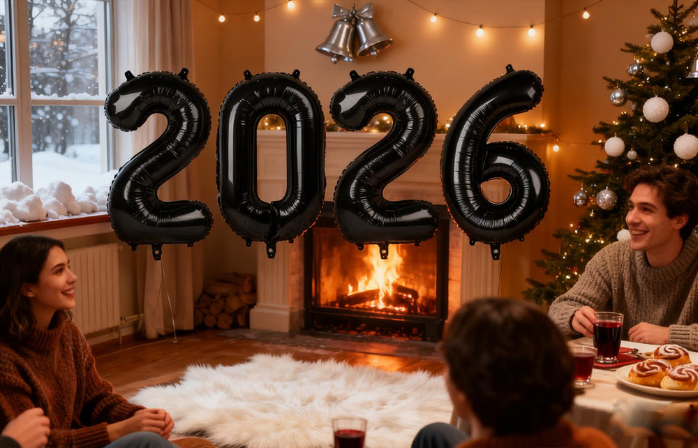 Argthjy 40-inch birthday decor balloon set for eye-catching event accents.