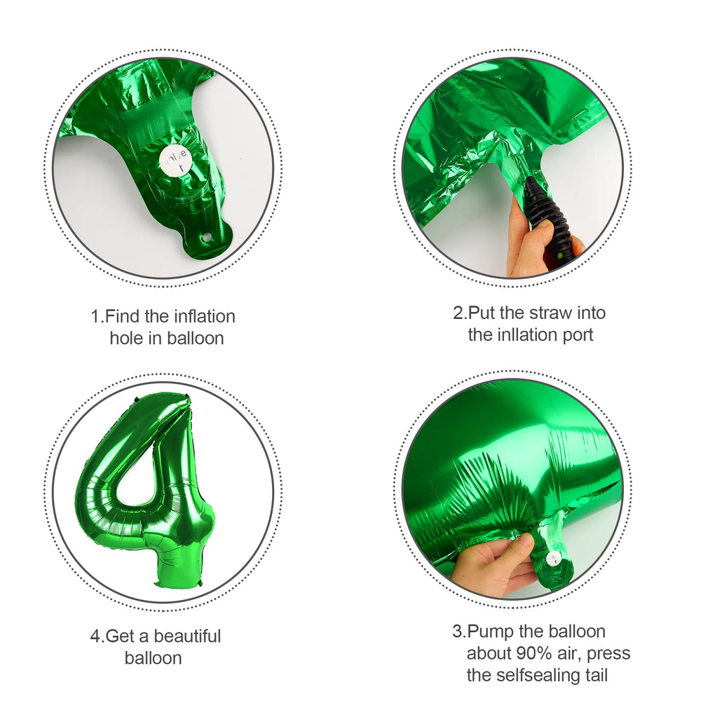 Argthjy backdrop with 40 inch number 7 balloons for photos.