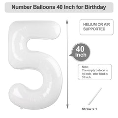 Argthjy number 5 pink foil balloon highlights playful birthday mood