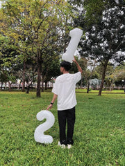 Argthjy number-9 blue foil balloon brightens party themes and photos