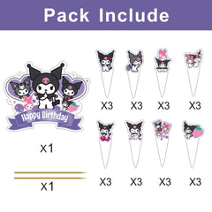 ARHAVI 24 cupcake toppers pack with clear printing enhances treats' appeal