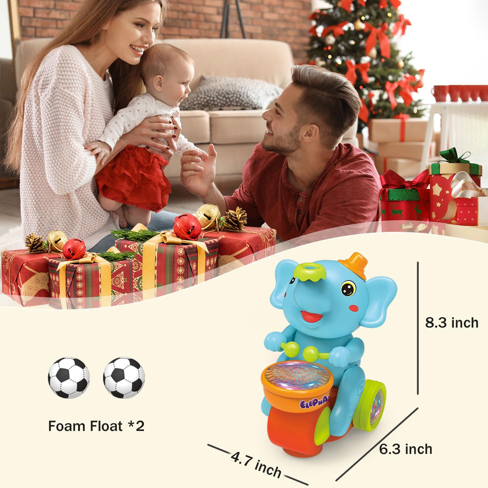 ARHEQI elephant toy obstacle-avoidance supports independent exploration