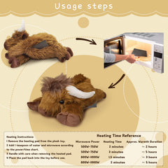 ARING PLUSH fluffy brown fur and friendly face add warmth to any room.
