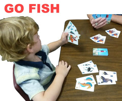 GO FISH Untamed Oceans Go Fish play set cards ready for quick rounds