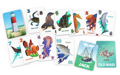 GO FISH Untamed Oceans ocean animals illustrations for easy recognition during play by kids