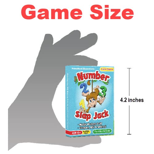 Arizona GameCo Number Slap Jack fits easily in a bag for travel