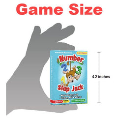 Arizona GameCo Number Slap Jack fits easily in a bag for travel