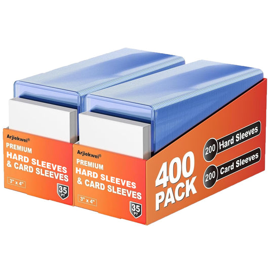 Arjiekwei hard sleeve for 3x4 cards protects from bending and scuffing