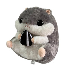 Arkdorz hamster plush eating melon seeds for playful cuddle and engagement