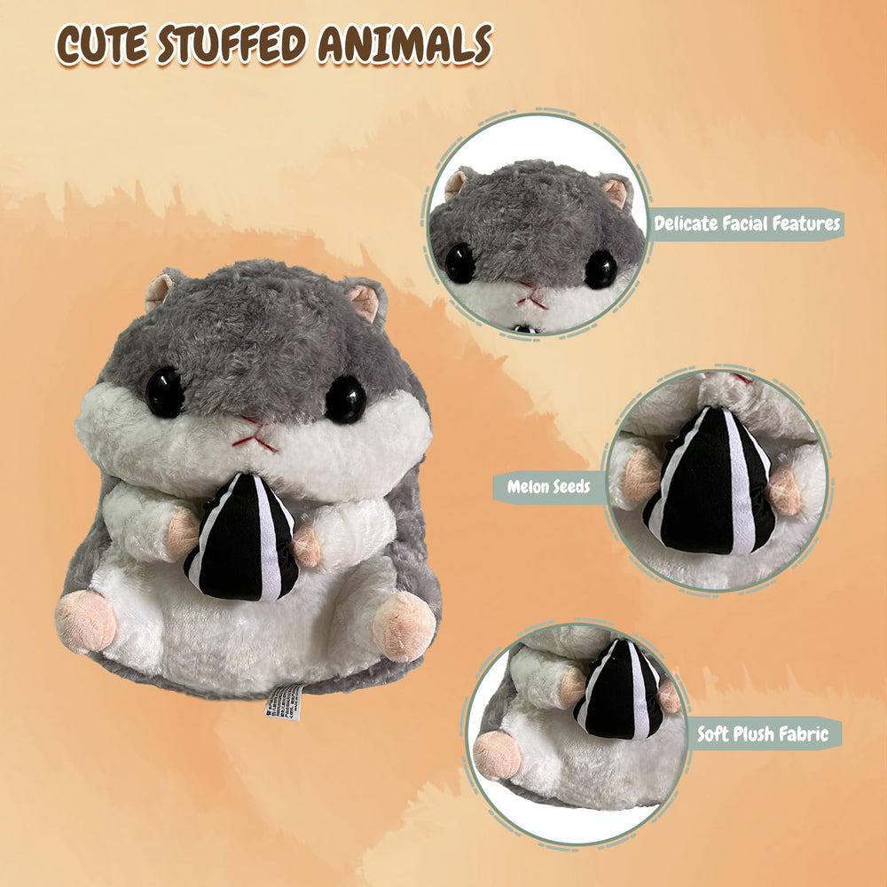 Arkdorz hamster plush soft fabric close-up showing premium plush feel for cozy hugs
