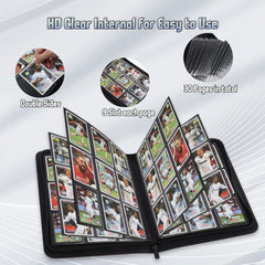 Arkeiliy 540-card capacity supports MTG and collectible card organization on the go.