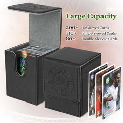 Arkeiliy MTG deck box lid open reveals organized interior for quick access.