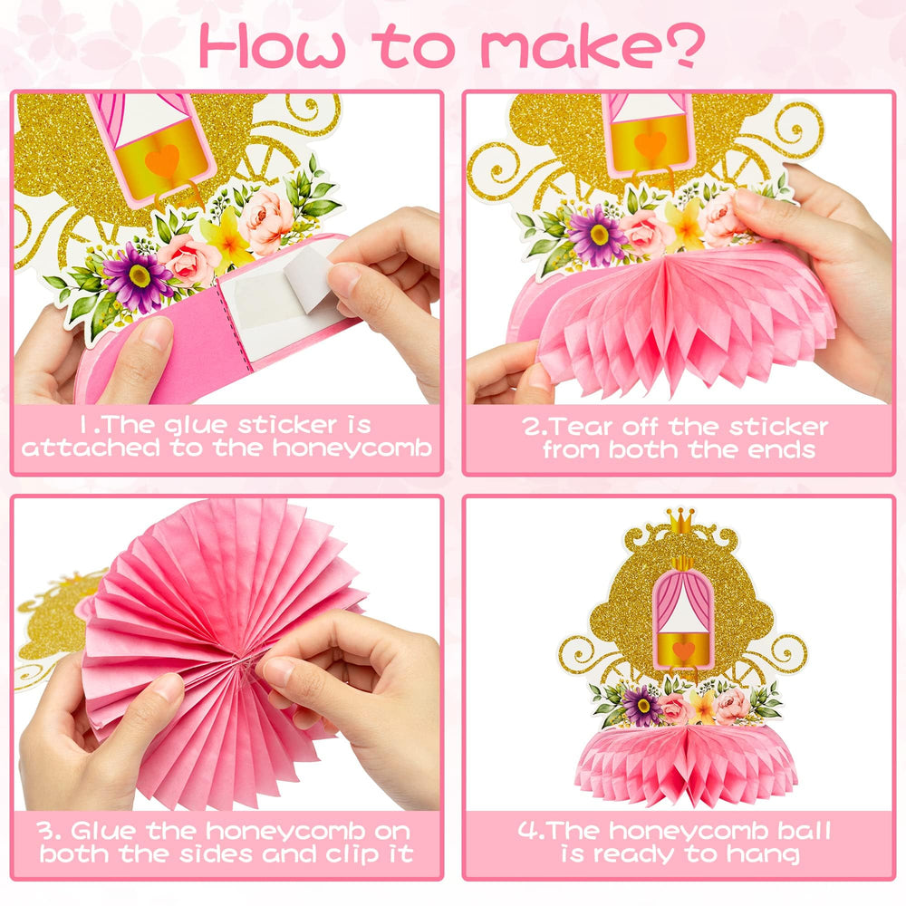 ArowlWesh easy-to-assemble princess centerpieces for quick setup